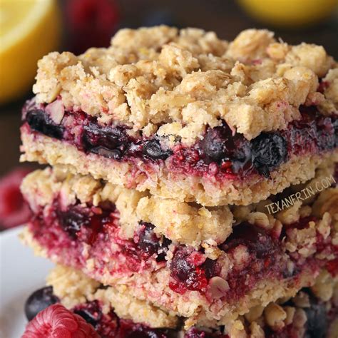 Berry bar - Jul 2, 2018 · Press half the dough into the prepared pan. . In a separate medium-sized bowl, stir together the sugar, cornstarch, lemon juice and vanilla until smooth. Add the blueberries and gently toss with a spatula to combine. Pour the blueberry mixture evenly over the crust. Crumble the remaining dough over the blueberry layer. .
